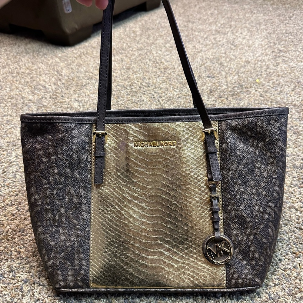 Mk snakeskin purse